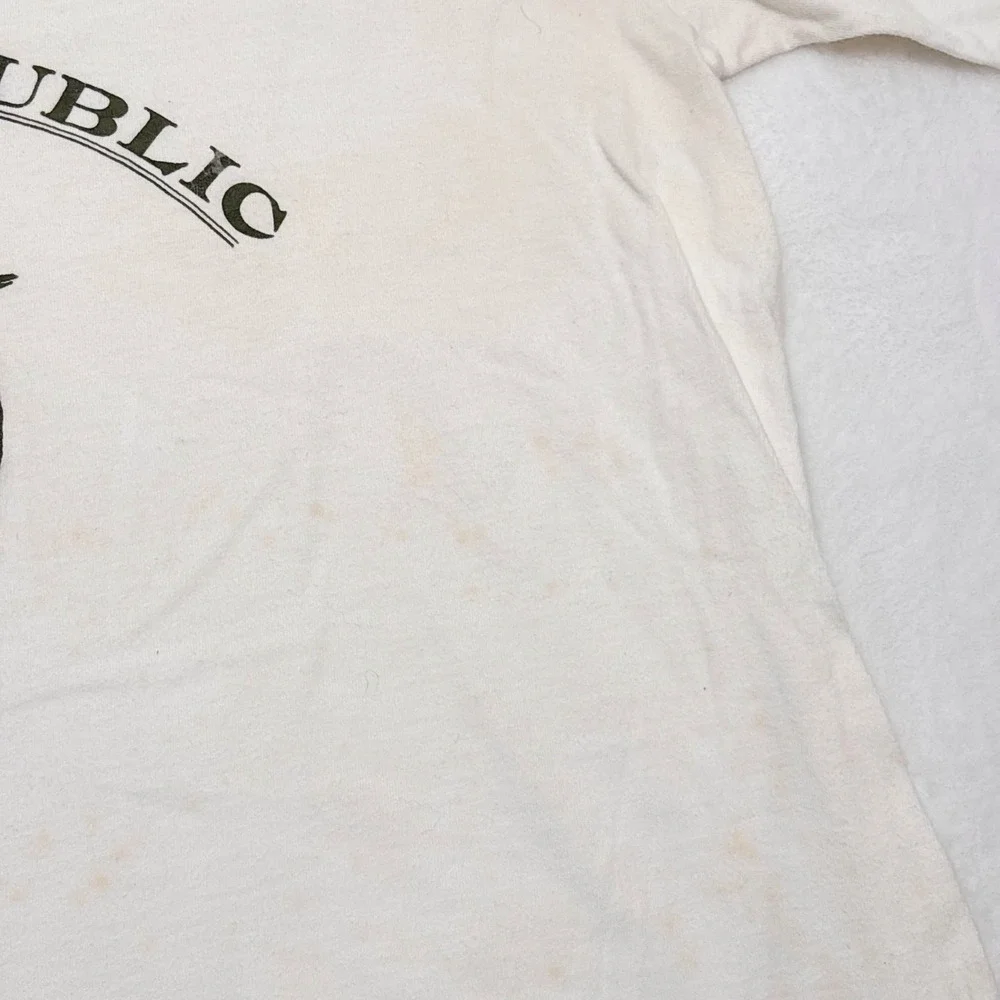 Vtg 90s Banana Republic Safari Tee Earthy Minimalist Logo Retro Outdoorsy XL